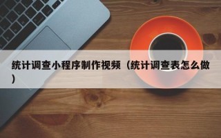 河池统计调查小程序制作视频（统计调查表怎么做）