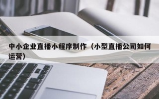 河池中小企业直播小程序制作（小型直播公司如何运营）