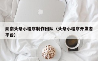 河池湖南头条小程序制作团队（头条小程序开发者平台）